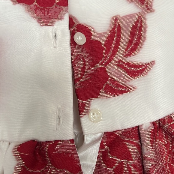 Gymboree Red& white special occasion dress size 3T - Picture 5 of 7